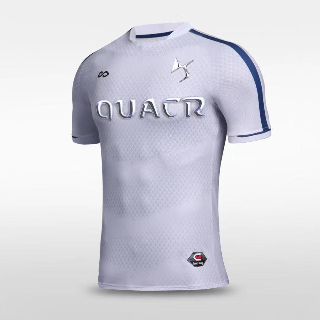 White Tectonic Soccer Jersey
