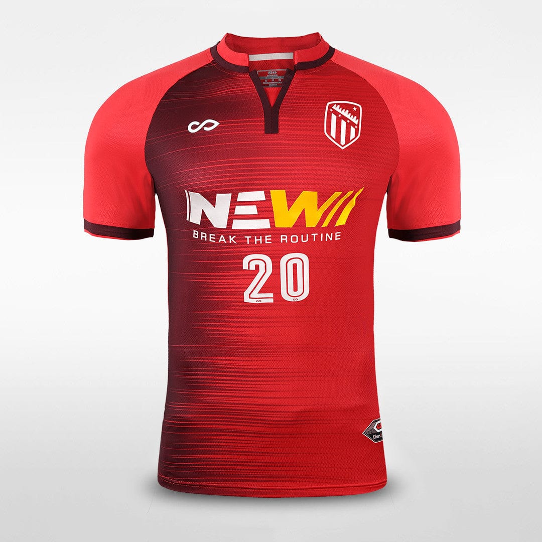 Red Mistyland Soccer Jersey