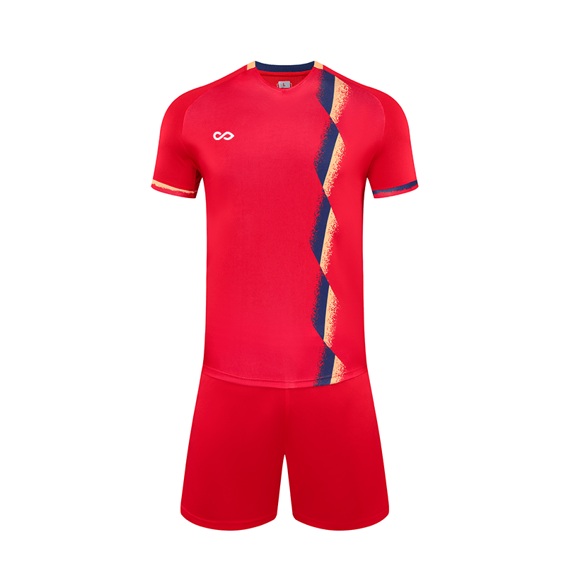 Custom Red Soccer Uniform Mockup