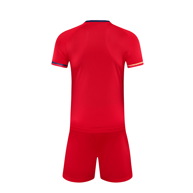 Custom Red Soccer Uniform Mockup