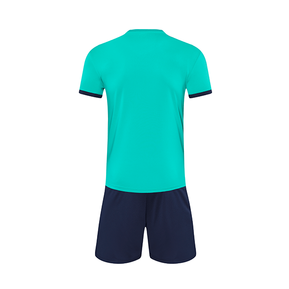 Custom Cyan Soccer Jerseys Design