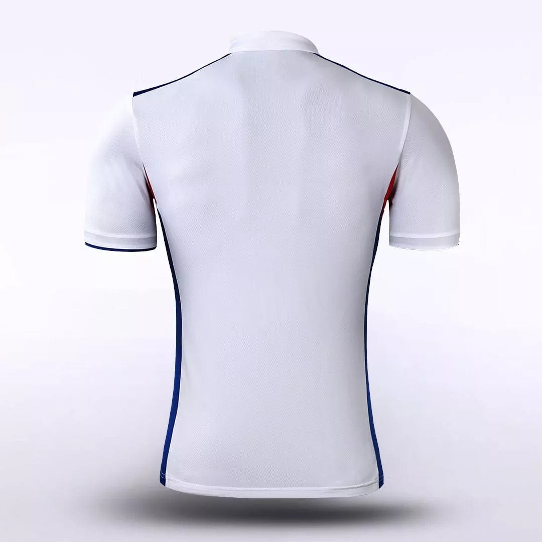 Custom White Men's Soccer Jersey