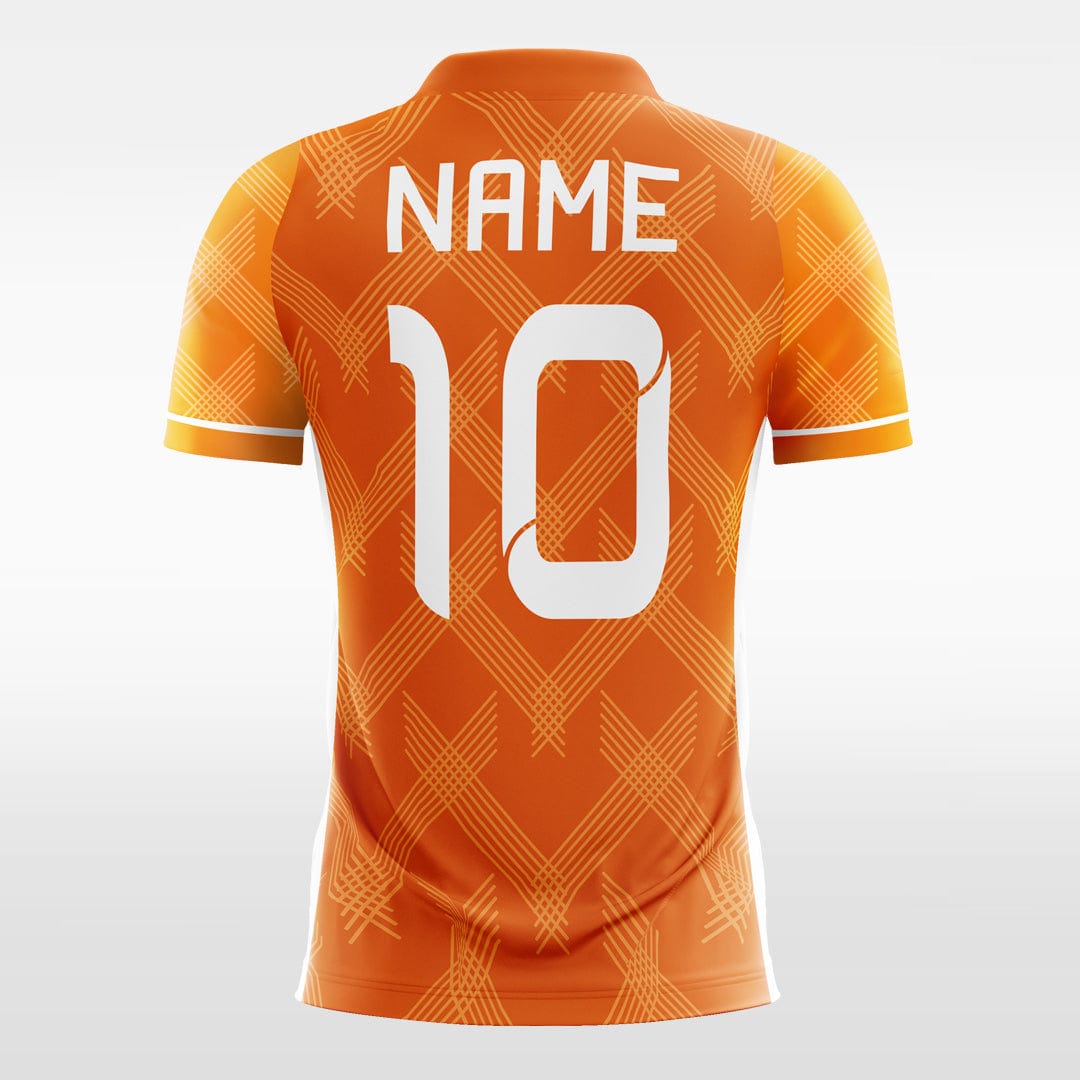 Neon Orange Sublimated Soccer Jersey