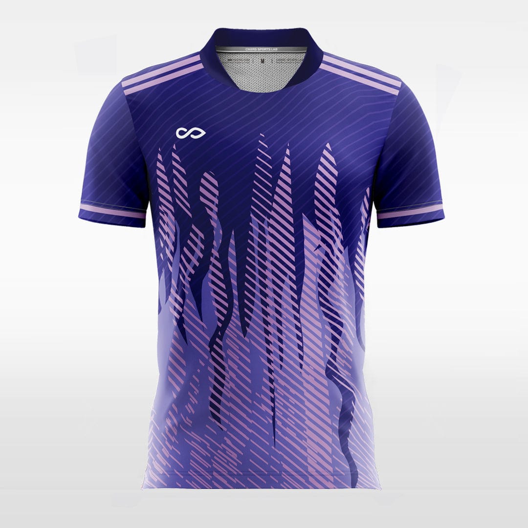 Purple Pure Fire Soccer Jersey