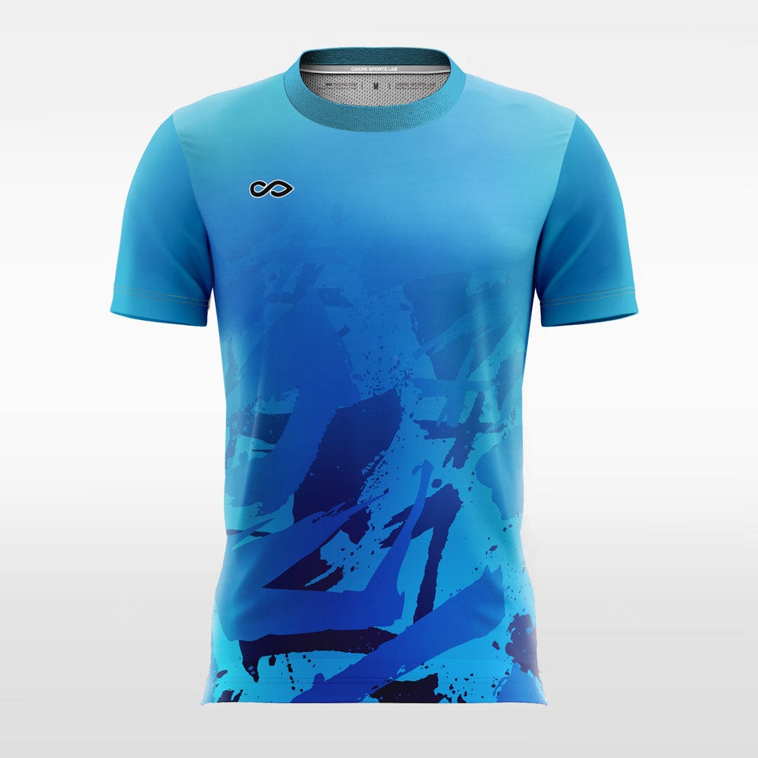 Blue Picasso Soccer Jersey