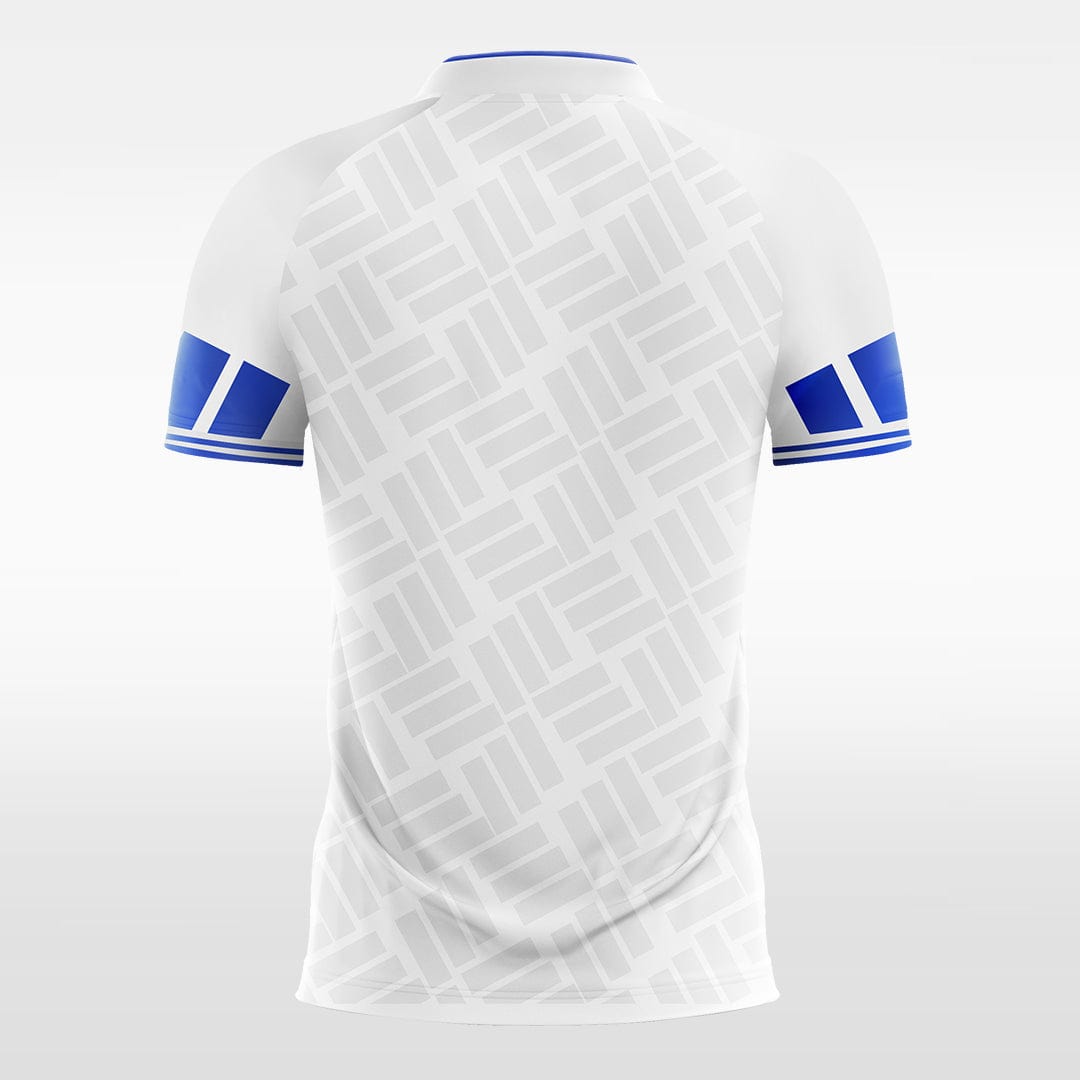 White & Red Men's Team Soccer Jersey Design