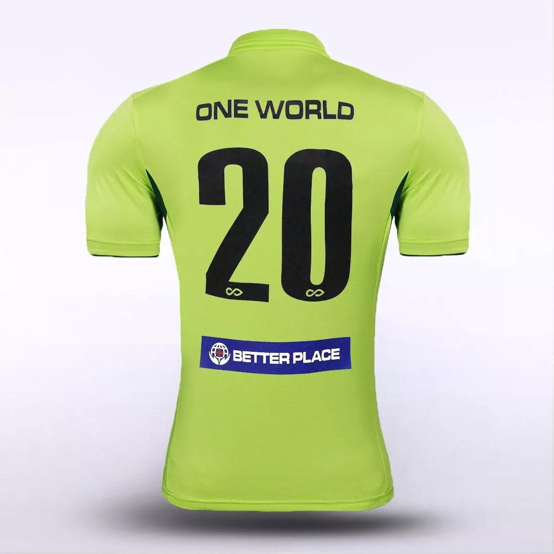 Green Men's Soccer Jersey Design