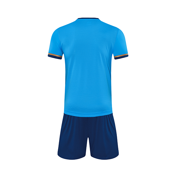 Custom Blue Soccer Kit Design